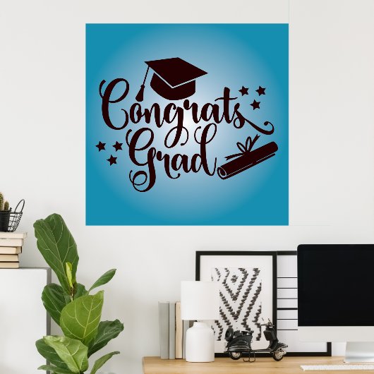 Glückwunsch Grad Poster (Heimbüro)