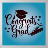 Glückwunsch Grad Poster (Vorne)