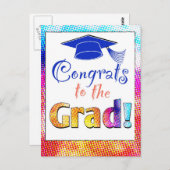 Glückwunsch Grad Postkarte (Vorne/Hinten)