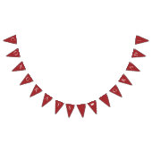 Glückwunsch Grad Red Wimpelkette (Alle)