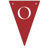 Glückwunsch Grad Red Wimpelkette (Zweite Fahne)