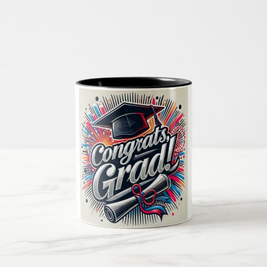 Glückwunsch Grad Tasse | Abschluss (Mittel)