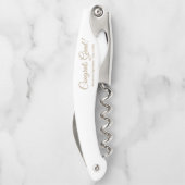 Glückwunsch grad White Gold benutzerdefinierte Skr Kellnermesser (Rückseite)