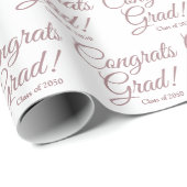 Glückwunsch grad white rose benutzerdefinierte Skr Geschenkpapier (Rolleneckpunkt)