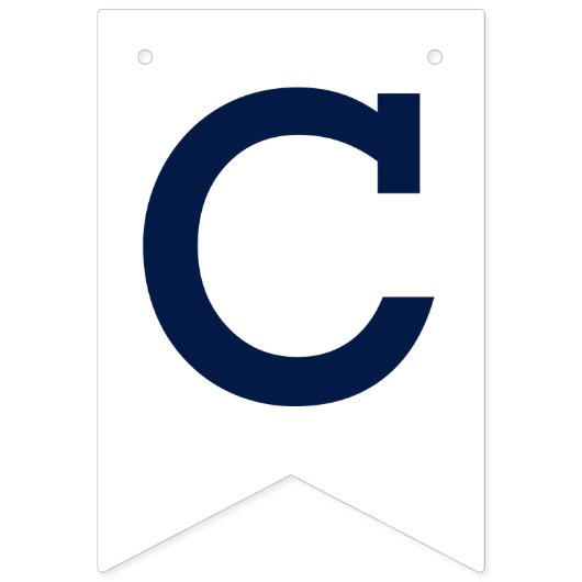 Glückwunsch Grad! Wimpelkette (Zweite Fahne)