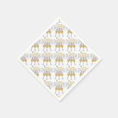 Glückwunsch Gradchampagner Serviette (Ecke)
