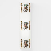 Glückwunsch Graduate 2.5x10 Vinyl Banner (Vertikal)