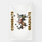 Glückwunsch Graduate 2,5x4 Vinyl Banner (Vertikal)