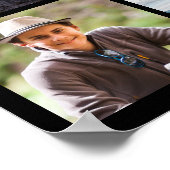 Glückwunsch Graduate 31 Foto Collage Your Color Fo Poster (Ecke)