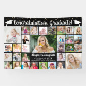 Glückwunsch Graduate 31 FotoCollage benutzerdefini Banner (Horizontal)
