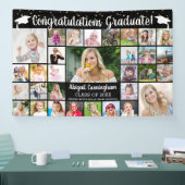 Glückwunsch Graduate 31 FotoCollage benutzerdefini Banner (Messe)