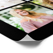 Glückwunsch Graduate 31 FotoCollage benutzerdefini Poster (Ecke)