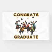 Glückwunsch Graduate 3x5 Vinyl Banner (Horizontal)