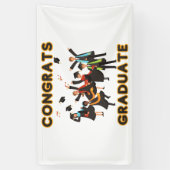 Glückwunsch Graduate 3x5 Vinyl Banner (Vertikal)