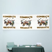 Glückwunsch Graduate 4x12 Vinyl Banner (Messeveranstaltung)