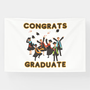 Glückwunsch Graduate 4x6 Vinyl Banner