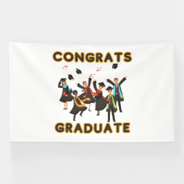 Glückwunsch Graduate 6x10 Vinyl Banner