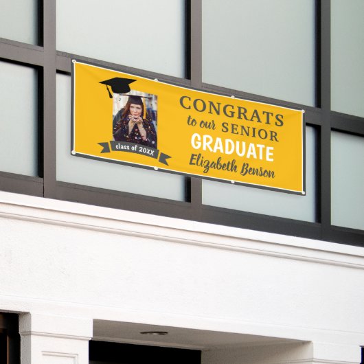 Glückwunsch Graduate Banner (Äußeres Gebäude)