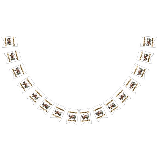 Glückwunsch Graduate Bunting Banner (Alle)