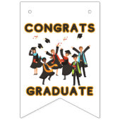 Glückwunsch Graduate Bunting Banner (Zweite Fahne)