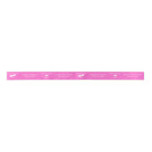 Glückwunsch Graduate Cap Diploma Rose Pink individ Satinband (Vorderseite)