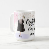 Glückwunsch Graduate Class Kaffeetasse (Vorderseite Links)