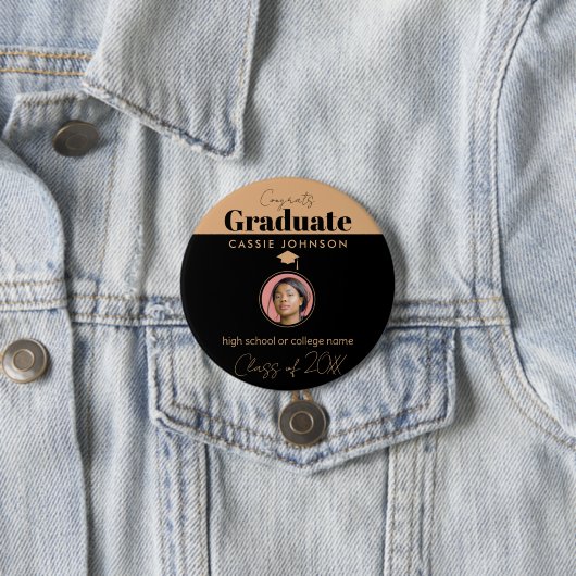 Glückwunsch Graduate Class of 2023 Button (Beispiel)