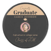 Glückwunsch Graduate Class of 2023 Eishockey Puck (Vorderseite)