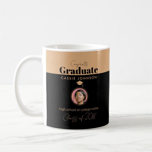Glückwunsch Graduate Class of 2023 Kaffeetasse (Links)