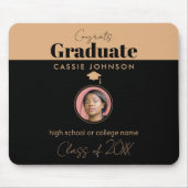 Glückwunsch Graduate Class of 2023 Mousepad (Vorne)