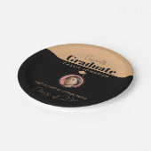 Glückwunsch Graduate Class of 2023 Pappteller (Schrägansicht)