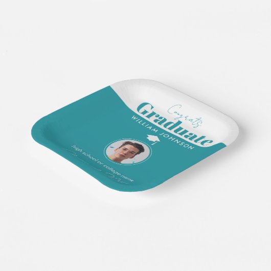 Glückwunsch Graduate Class of 2023 Pappteller (Gewinkelt)