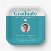 Glückwunsch Graduate Class of 2023 Pappteller (Vorderseite)