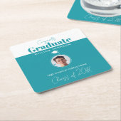 Glückwunsch Graduate Class of 2023 Rechteckiger Pappuntersetzer (angewinkelt)