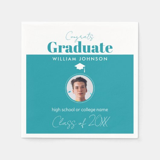 Glückwunsch Graduate Class of 2023 Serviette (Vorderseite)