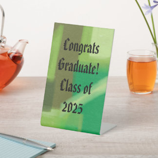 Glückwunsch Graduate Class of 2025 Tabletop Sign Sockelschild