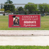 Glückwunsch Graduate Custom Banner Red (Insitu)