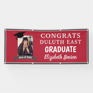Glückwunsch Graduate Custom Banner Red