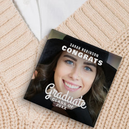 Glückwunsch Graduate | Foto Abschluss Button