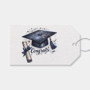 Glückwunsch, Graduate, Graduation Cap and Diploma Geschenkanhänger