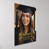 Glückwunsch Graduate - Party Foto - Text in Foliendrucke (Ablage )