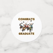 Glückwunsch Graduate Table Confetti Konfetti (Klein Vorderseite)
