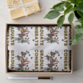 Glückwunsch Graduate Tissue Paper Seidenpapier (Geschenk)