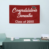 Glückwunsch Graduation Cap Party Banner - Benutzer (Messeveranstaltung)