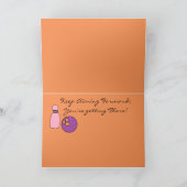 Glückwunsch graduiert Bowlingskarte Karte (Innenseite)