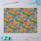 "Glückwunsch" Groovy Wrapping Paper Seidenpapier (Basteln)