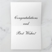 Glückwunsch-Gruß-Karte Karte (Innenseite)