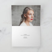 Glückwunsch Grußkarte für Schulfarben Karte (Innenseite)