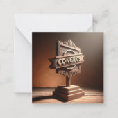 Glückwunsch Grußkarte Mitteilungskarte (Vorderseite)