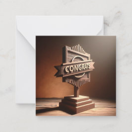 Glückwunsch Grußkarte Mitteilungskarte